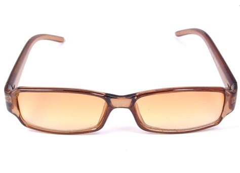 brown tinted rectangle sunglasses